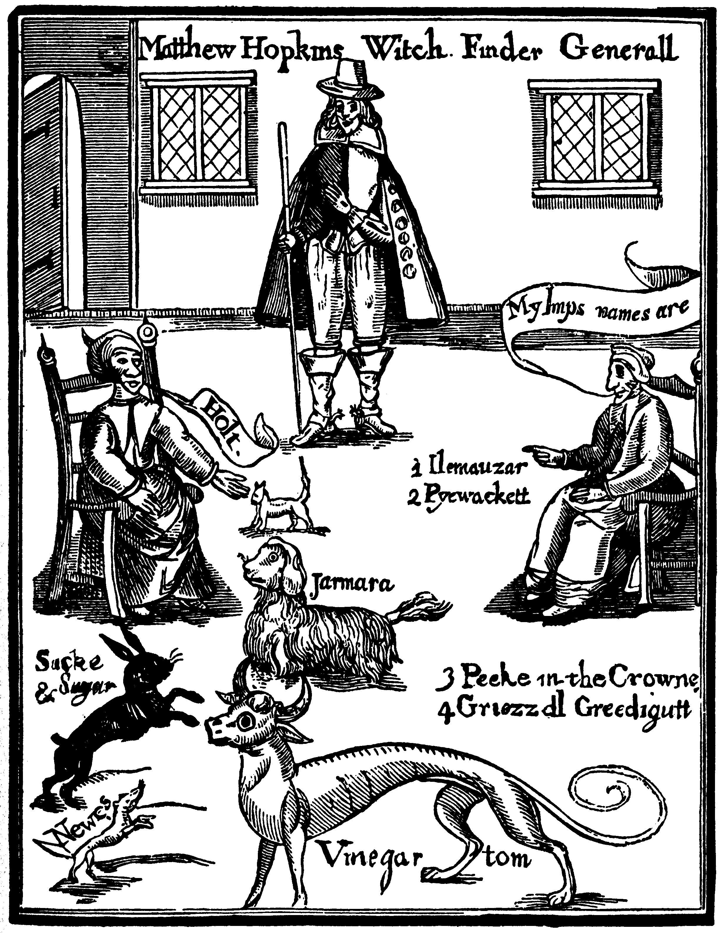 matthew_hopkins with witch familiars