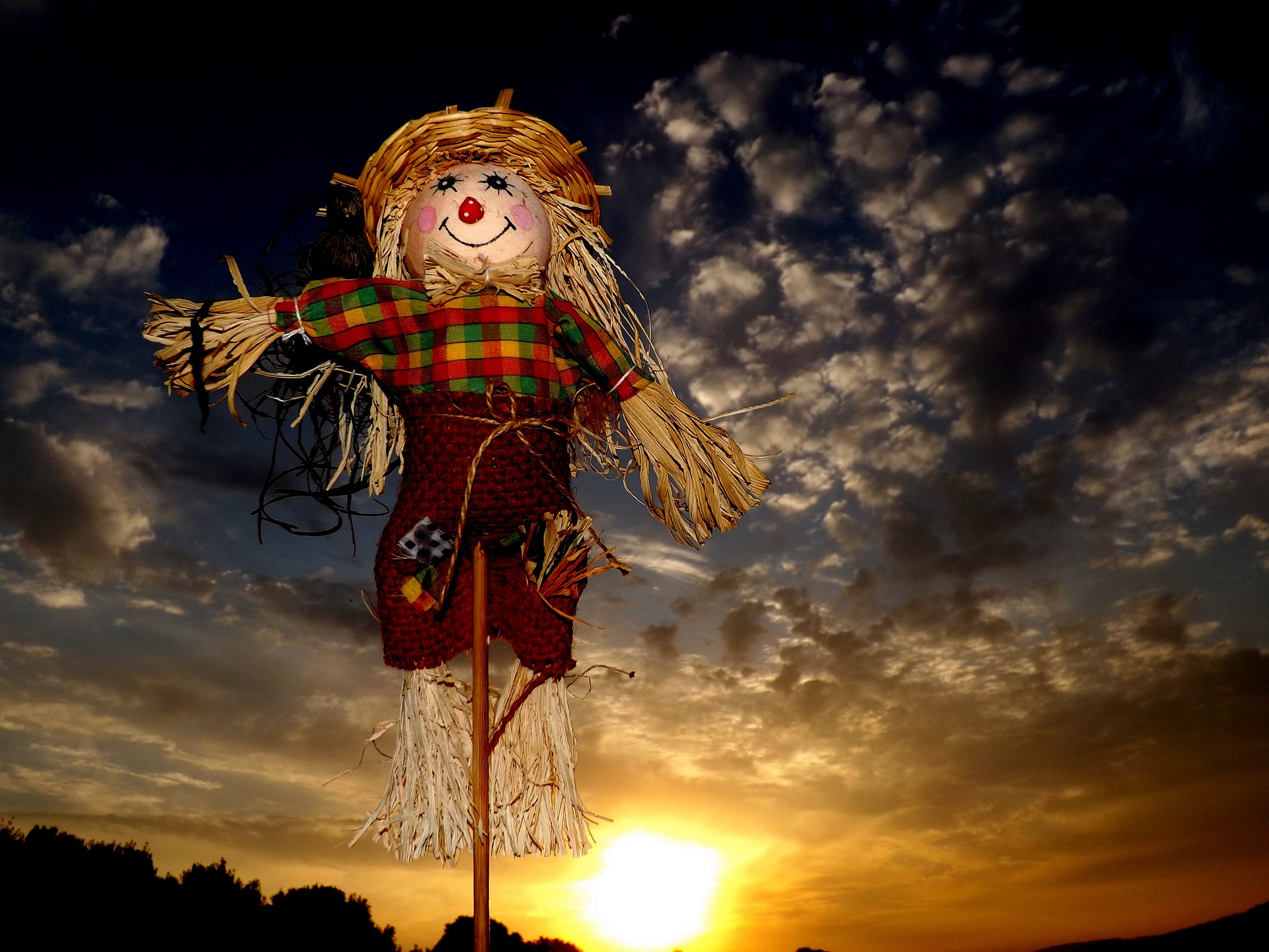 christmas scarecrow